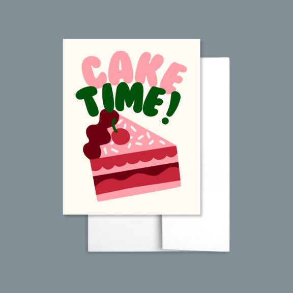 Cake Time Birthday Card